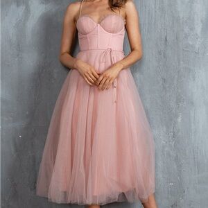 Selfie Leslie Blush Pink Maxi Dress